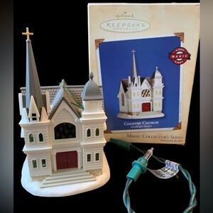 Hallmark Keepsake 2002 Magic Collector Series Country Church